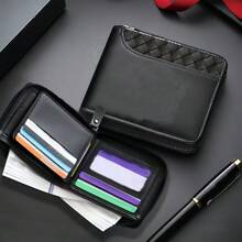 1 Men's Wallet, Men's Key Bag Combination Set, Wallet, Made Of Synthetic Leather Material, With Zipper Closure Design.Father's Day Gift - Multicolor - View 6