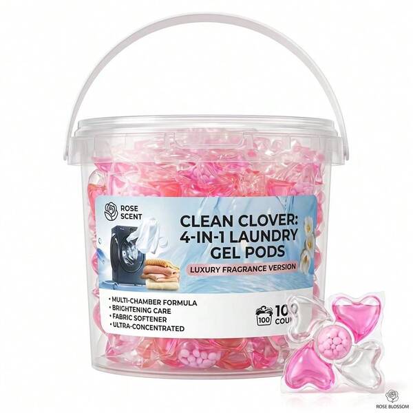 [Long-Lasting Fragrance Quick-Dissolve Laundry Beads]Long-Lasting Scent Beads Soften And Protect Clothes Multi-Effect Cleaning Premium Customized Fragrance Ready To Ship Exquisite Household Essential Multi-Effect All-In-One 8g Upgraded Laundry Beads