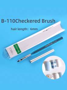 Professional Nail Art Brush Clear Blue Acrylic Handle Liner Drawing Painting Dotting Design Tool Kit For DIY Manicure - Baby Blue - View 16