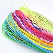20/50/100/200 sợi dây thừng bện nhựa nhiều màu dài 39.37 inch cho đồ thủ công DIY - A - Xem 6