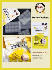 Olive Young Care Plus 1pc Invisible Hydrocolloid Acne Patch, Imported From Korea, Conceals And Covers Blemishes, Suitable For Problem Skin And Face, Sweat-Resistant, Emergency Acne Patch - 84 Count - 查看 6