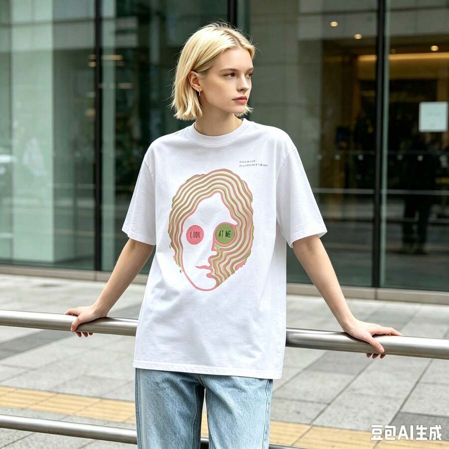 T London Commemorative Shirt1963Batik Short-Sleeve Performance Outfit - 白色 - 查看 1
