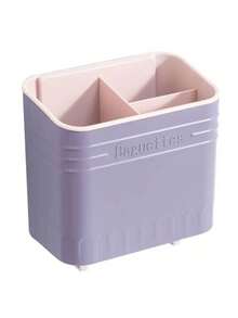 1 Piece Of Household Wall Mounted Chopstick Holder - No Drilling Design, Can Store Spoons, Knives, Forks, Kitchen Multifunctional Drainage Utensil Holder, Utensil Storage Box Suitable For Kitchen Storage, Large Capacity, Multiple Colors - View 12