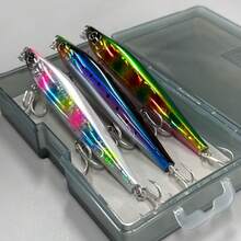 3pcs 43g Fishing Lure Heavy Weight Long Cast Sinking Pencil Bait For Mackerel, Tuna, GT, Fast Retrieve - Multicolor - View 3