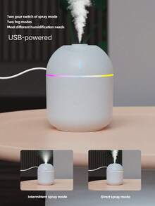 270ML Cool Mist Humidifier Aromatherapy Diffuser LED Night Light Power-Off Protection USB Home Office Humidifier, 10ml Multiple Essential Oils, Suitable For Home, Hotel, Bathroom Deodorization, Fragrance, Long-Lasting Scent Air Freshener - Multiple Styles - View 5