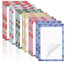 Lined Sticky Notes, 4 X 6 Inch Memo Pads With Lines, 6 Assorted Color Sticky Note Pads For Office, Home, Planning And Daily Notes - 12pcs - View 1