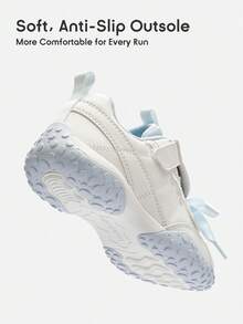 Balabala Girls' Ballet Style Running Shoes, Spring 2026 Collection - White and Blue - View 5