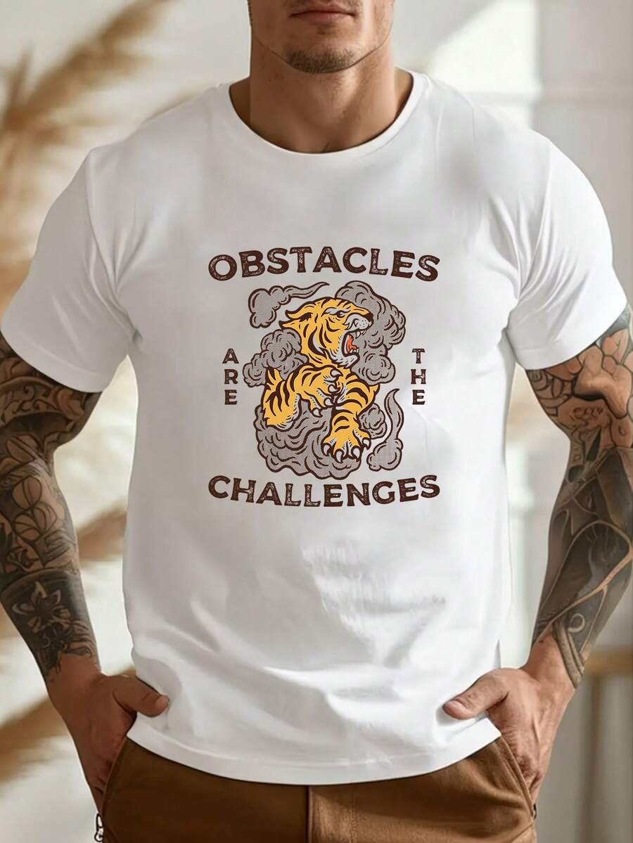 Men T-Shirts - 白色 - 查看 1