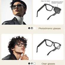 AI Smart Camera Glasses, Supports 139 Languages Real-Time Translation, 8MP HD POV Camera, Bluetooth 5.4, Voice Control, Music & Calls, Photo & Video Recording, Suitable For Travel, Social Communication And Vlog Creation Smart Device - View 4