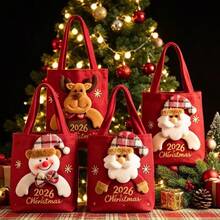 Christmas Decoration Christmas Eve Gift Bag Candy Gift Bag Doll Tote Bag Christmas Party Gift Bag - Multicolor - View 1