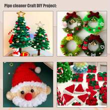 50/102/202/302Pcs Pipe Cleaners Kit, Rich Colors Chenille Stems, DIY Craft Supplies, Craft Enthusiasts, Perfect Gifts For Birthdays And Festivals, Christmas Gift ,Valentine's Day Gift, Mother's Day Gift - Orange - View 7