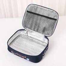 1pc Large Capacity Thickened Portable Insulated Lunch Bag, Cute Student Style, Back To School Essential, Suitable For Outdoor Picnic, Multi-Purpose, Can Be Used As Birthday Gift - View 3