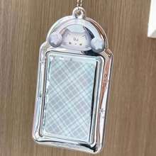1套 Rock Bass 可愛貓咪卡夾 PVC 偶像 3英吋相片卡收納保護卡框包掛飾，高透明 PVC 材質，防水、防刮、耐磨、抗折，高清透明，搖滾風，韓系偶像 Ins 風格 - A - 查看 19
