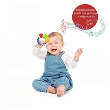 1pc Circular Ring Shape Teether,Sensory Rattle Toy,Baby Anti Eat Hand Soothing Toy,Satisfy Grasping Chewing Sucking Needs,Built In Colored Beads - Multicolor - View 5