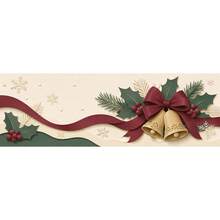 1pc Tablecloth & Table Skirt Set, Holiday Design, Home & Office Event Backdrop, Seasonal Celebration Table Decor, Winter Theme Decoration, High-End Banquet Decor - Multicolor - View 4