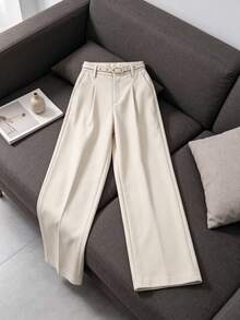 Women Pants - Apricot - View 1