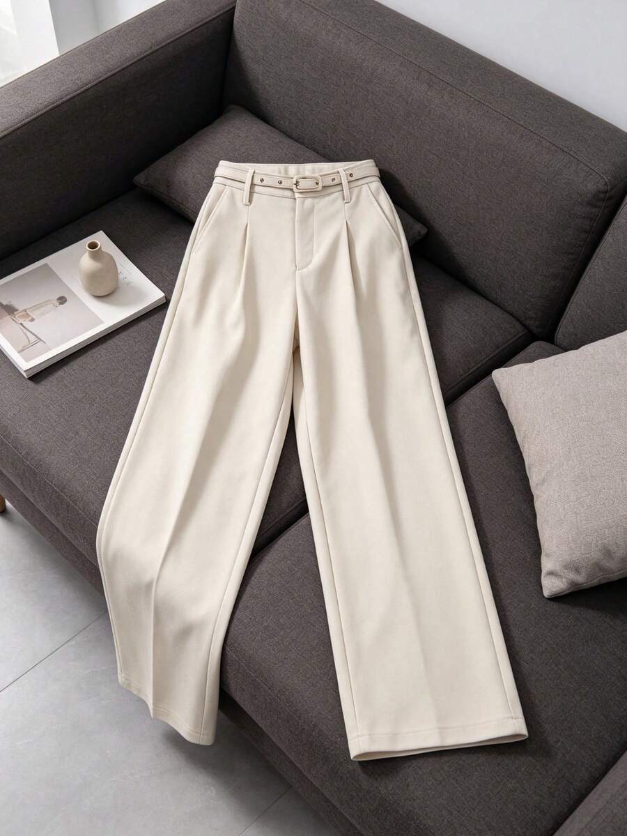 Women Pants - Apricot - View 1