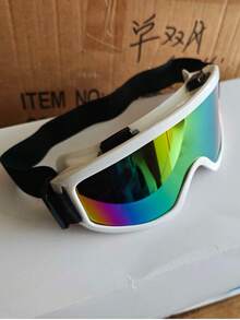 1pc Adult Ski Goggles Winter Skiing/Motorcycle Riding/Snowmobile Goggles Foam Comfortable Style Myopia Glasses Ski Goggles Outdoor Sports Goggles - Multicolor - View 11