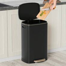 Office Trash Can - Black - View 5