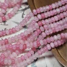 150pcs Multi-Color 8*5mm Cracked Abacus Beads, Jewelry DIY Beading Material, Suitable For Necklace Beading, Bracelet Beading, Bag Chain Beading - Multicolor - View 13