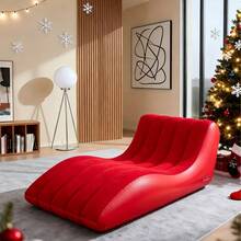 Outdoor Camping Inflatable Sofa, Portable Inflatable Sofa, Single Size Sofa Bed, Comfortable Outdoor Inflatable Sofa, Durable Indoor/Outdoor Inflatable Sofa, Inflatable Sofa With Armrests For Adults, Flocked Surface Indoor Inflatable Lounge Chair, Portable Inflatable Sofa Suitable For Movie Night, Outdoor Inflatable Sofa - Multicolor - View 11