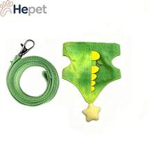 2pcs/Set Cute Dinosaur Scale Design Adjustable Small Pet Harness And Leash, Suitable For Ferrets, Lizards, Guinea Pigs, Hamsters, Rabbits And Other Small Animals. Small Pet Supplies/Pet Accessories (Random Color) - Multicolor - View 7