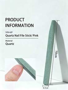 5PCS Dual-Color Pink Green Quartz Cuticle Nail File Pen Set With Precision Grinding Stone Tip, Dead Skin Remover And Nail Surface Etching Tool, Professional Cuticle Trimmer For Manicure Pedicure Care - Multicolor - View 5