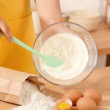 1/4pcs Heat-Resistant Silicone Spatula, Cream Cake Smoother, Jam Stirring Scraper, Baking And Cooking Tool Kitchen Scraper, Suitable For Baking, Stirring, Scraping, Cooking Silicone Spatula, Baking Accessories, Ideal Choice For Kitchen Use. - 彩色 - 查看 6
