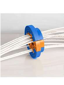 1pc Network Cable Organizer, Cable Comb, Computer Data Cable Storage Box, Cable Management Tool, Say Goodbye To Cable Spider Webs - Cable Tie - View 5