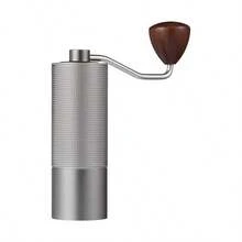 1 buah, Penggiling Kopi Manual Versi Baru Berkualitas Tinggi, Penggiling Kopi Tangan Warna Perak, Mata Gerinda Kerucut Stainless Steel, Penggiling Biji Kopi, Aksesori Dapur untuk Kopi, Kemasan Kotak - Perak - View 5