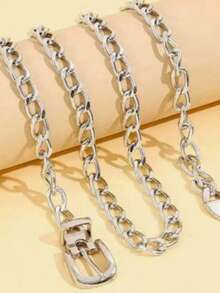 Silber- und Gold-Taillenkette Gürtel, erhältlich in XXL, XXXL Große Größen - Verschiedenfarbig - Übersicht 16