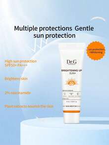 DR.G/Drg Tiera Sunscreen Lotion Isolator 10ml Untuk Wanita Kulit Sensitif SPF50+ Korea - Pencerah 10ml - View 3