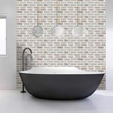 25pcs Simulated Crystal 2D Textured Tile Wall Stickers, Self-Adhesive Kitchen Stove Anti-Oil Stickers, Bathroom Waterproof Stain-Resistant Renovation Stickers, Dining Room Wall Decor Stickers - SPT-1154 - View 5