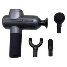 This 5-Speed Adjustable Massage Gun Comes With 4 Replaceable Massage Heads. It's A USB Rechargeable Portable Deep Tissue Impact Muscle Massager, A Lightweight Electric Body Massager Suitable For Gyms, Sports, And Home Use. - Multicolor - View 12