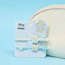 Miniso Disney Winnie The Pooh Summer Series Pair‑Pack Hair Clips, Cute Cartoon Decor Barrettes, Sweet Hair Accessories For Girls Daily Styling (1PC) - Multicolor - View 4