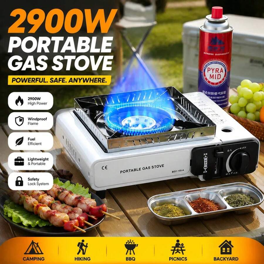 D&M Outdoor Stove - White - View 1
