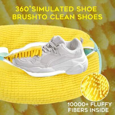 2 buah/1 buah Tas Cuci Sepatu Mesin Cuci 360°, Cocok untuk Berbagai Jenis Sepatu Seperti Sepatu Sneaker, Sepatu Kanvas, Sepatu Anak-anak, Sepatu Pria, Sepatu Wanita, dll. Dilengkapi Wol Berkualitas Tinggi untuk Mencegah Deformasi Sepatu, Mendukung Pencucian Mesin dan Pengeringan Alami, Pilihan Ideal untuk Tas Cucian, Perlengkapan Kamar Mandi, Barang Rumah Tangga Sehari-hari, Perlengkapan Perjalanan dan Kembali ke Sekolah. (Warna Resleting Acak, Sedikit Perbedaan Warna Karena Fotografi)