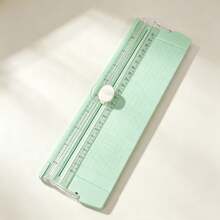 Dual-Direction A4 Paper Cutter, Small Manual Paper Trimmer, Office Multi-Function Portable Paper Cutter With Ruler, Desktop Paper Cutting Tool, Random Style - A4 Paper Cutter - View 12