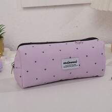 1 Buah Tas Alat Tulis Motif Polkadot Gaya Korea, Kotak Pensil Polos Motif Polkadot Sederhana, Tas Alat Tulis Praktis untuk Pelajar, Cocok untuk Kantor dan Belajar, Tempat Penyimpanan Pensil dan Pulpen - beraneka warna - View 15