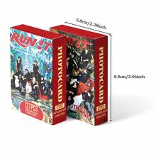 127PCS <RUN IT> THIS&THAT Photocard Set K-Pop Lomo Cards Collection Cards With Stickers Fans Merchandise Photocard Stickers <RUN IT> Cards THIS & THAT Felix - Multicolor - View 3