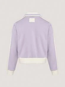 Adidas Originals Jaket Track Top Wanita W CC Rajut Tanpa Tudung KY2151 - Mauve Purple - View 2