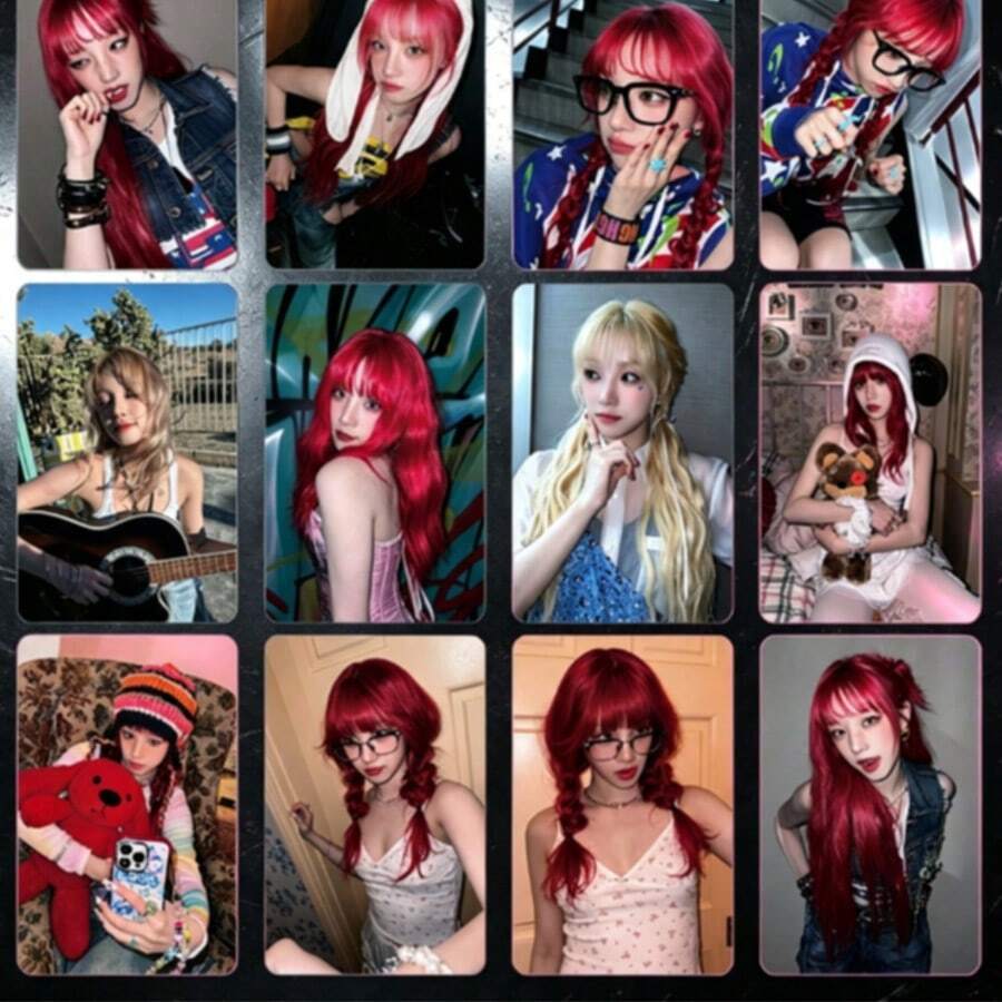 55pcs Song Yuqi Lomo Cards, High-Definition Double-Sided Photo Card Set, K-Pop Idol Collectible Photo Cards, Fan Collection, Essential Gift - 6Pcs - View 1