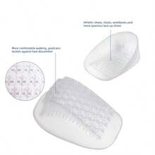 2/4 قطع وسادات سيليكون لامتصاص الصدمات في الكعب، وسادات حماية للعناية بالقدم، تقليل ضغط الكعب، مناسبة للرياضة واللياقة البدنية والاستخدام اليومي، وسادات حماية القدم المضادة للانزلاق - وسادة كعب - مشاهدة 5