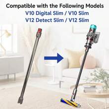 Replacement Extension Wand Compatible With V12 Detect Slim, V10 Digital Slim Cordless Vacuum Cleaner, Extension Vacuum Replacement Parts - View 3