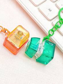 Single Key Keyboard Keychain, Fingertip Stress Relief, Colorful Fidget Toy, Creative Bag Pendant, Novelty Item For Office, School And Home - MU - View 4
