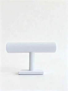 T-Shaped Bracelet Display Stand, Velvet Bracelet/Watch Display Stand, Desktop Jewelry Storage Stand, Necklace & Watch Holder, Jewelry Display Stand For Home, Vanity And Retail Store Window - Multicolor - View 6