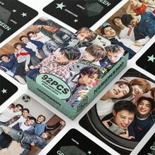 92 قطعة COR/TIS<أخضر> مجموعة بطاقات صور K-Pop Lomo بطاقات جيمس جوهون سونغهيون كونوهو بطاقات بريدية عالية الدقة سيلفي مجموعة المعجبين هدية بطاقات صور LOMO بطاقات لامعة، هدية للأصدقاء - متعدد الألوان - مشاهدة 1