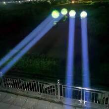 300,000LM 超強手電筒 5 種模式 長距離聚光燈 附 COB 燈 可充電 LED 手電筒 - 黑色 - 查看 12
