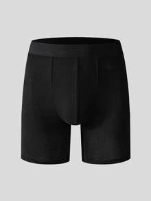 9pcs/Set Celana Dalam Boxer Pria Motif Huruf dengan Karet Pinggang Elastis, Nyaman, Kasual untuk Sehari-hari - MultiWarna - View 18