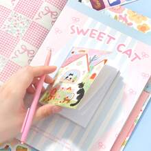 JotBox Twilight Hour Fluffy Moment Conjunto de Pegatinas de Planificador Artístico Vintage de Dibujos Animados Lindos para Decoración de Diarios - Momentos peludos - Ver 11